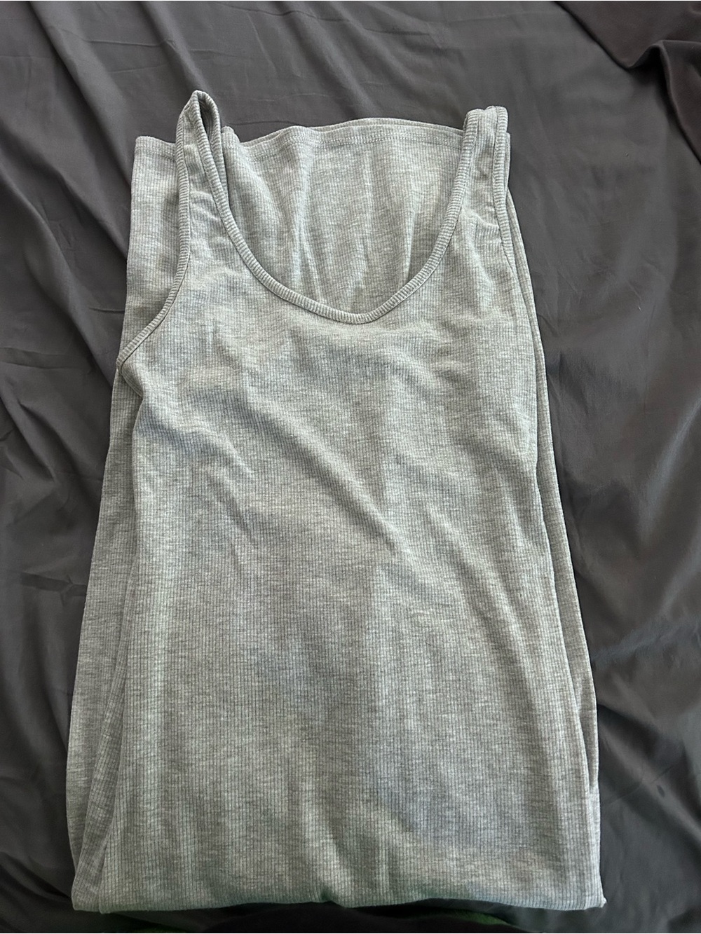 Ambiance Ribbed dress in grey